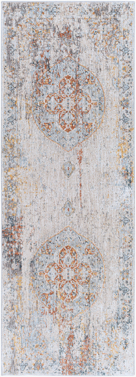 Laila LAA-2307 10ft Runner Machine Woven Runner Rug