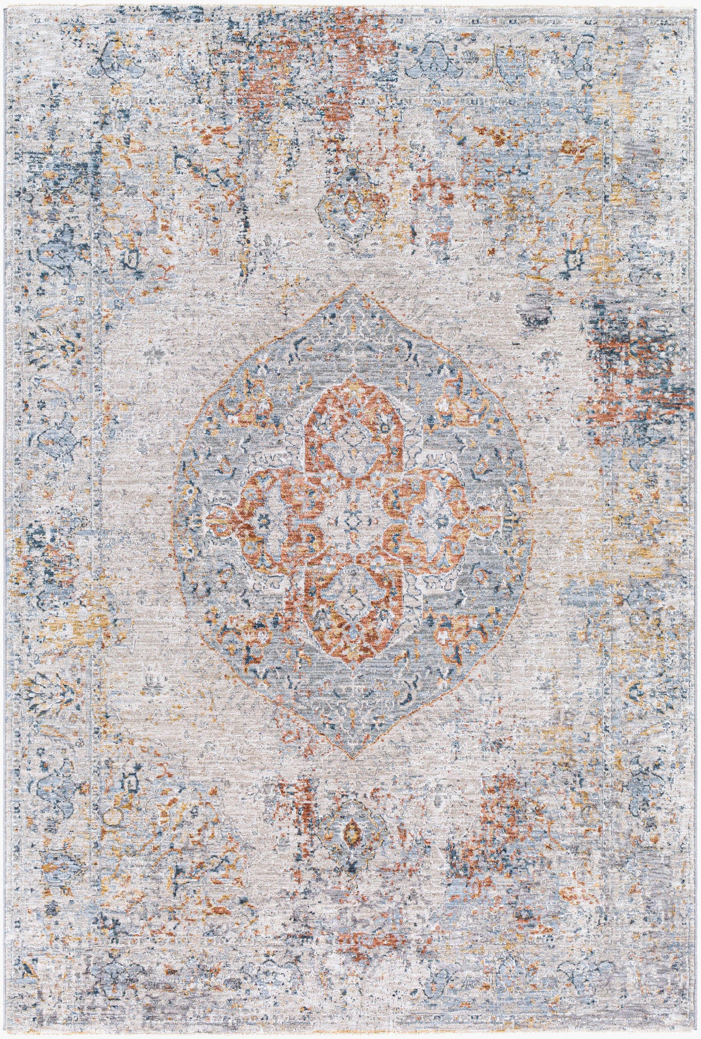 Laila LAA-2307 3' x 4' Machine Woven Accent Rug