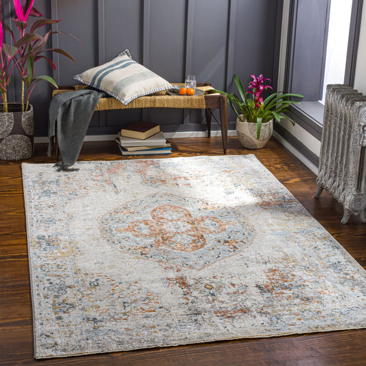 Laila LAA-2307 3' x 4' Machine Woven Accent Rug