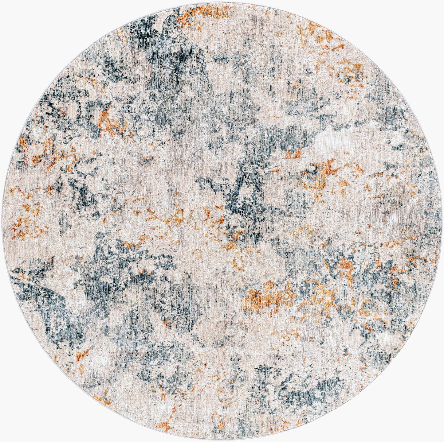 Laila LAA-2315 6ft Round Machine Woven Area Rug