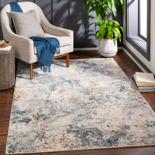 Laila LAA-2315 6ft Round Machine Woven Area Rug