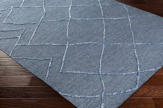 Alfombra decorativa de lana hecha a mano Landscape LAD-1012 de 2' x 3'