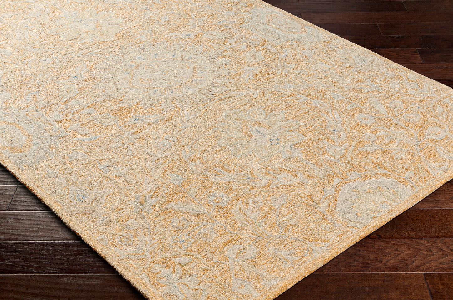 Alfombra decorativa de lana hecha a mano Lazio LAZ-2303 de 2' x 3'