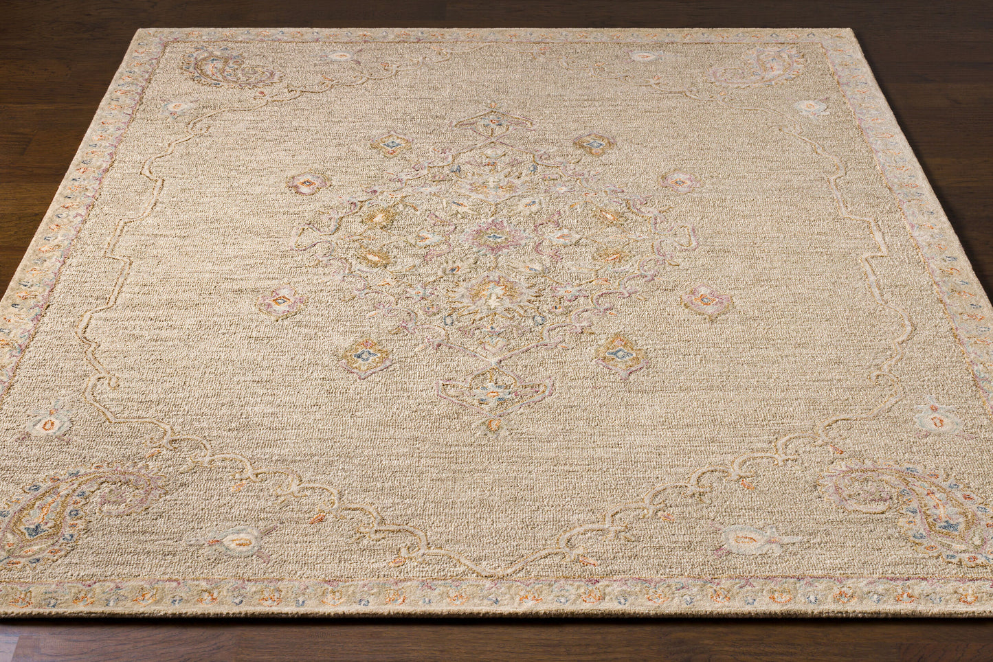 Lazio LAZ-2307 2' x 3' Handmade Wool Accent Rug
