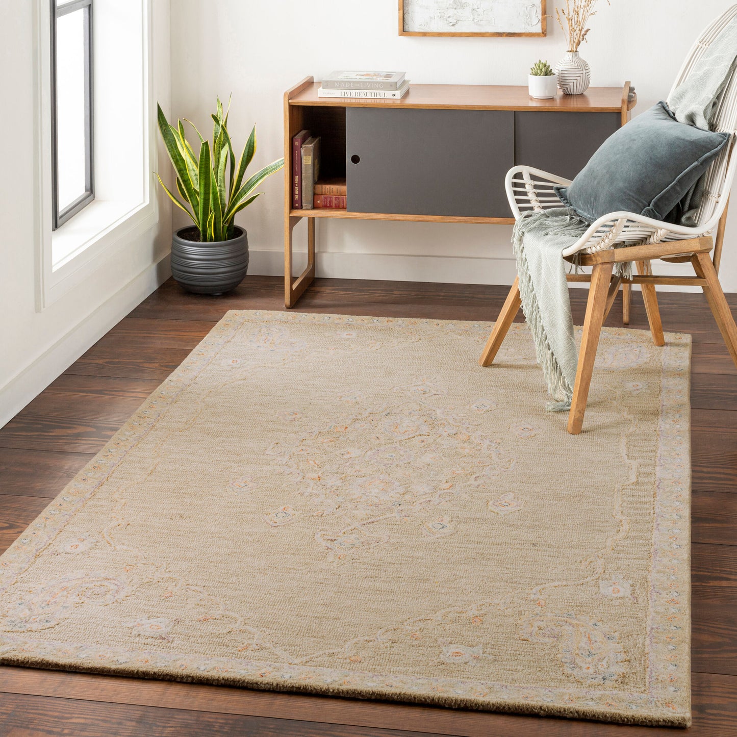 Lazio LAZ-2307 2' x 3' Handmade Wool Accent Rug