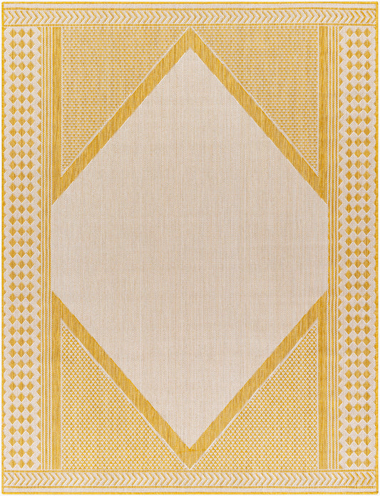 Alfombra tejida a máquina para interior y exterior Long Beach LBH-2301 de 1,52 m x 2,13 m
