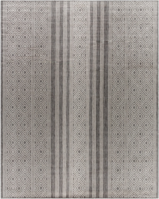 Long Beach LBH-2302 8' x 10' Machine Woven Indoor/Outdoor Area Rug