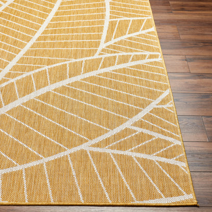 Long Beach LBH-2304 7ft Runner Machine Woven Indoor/Outdoor Runner Rug