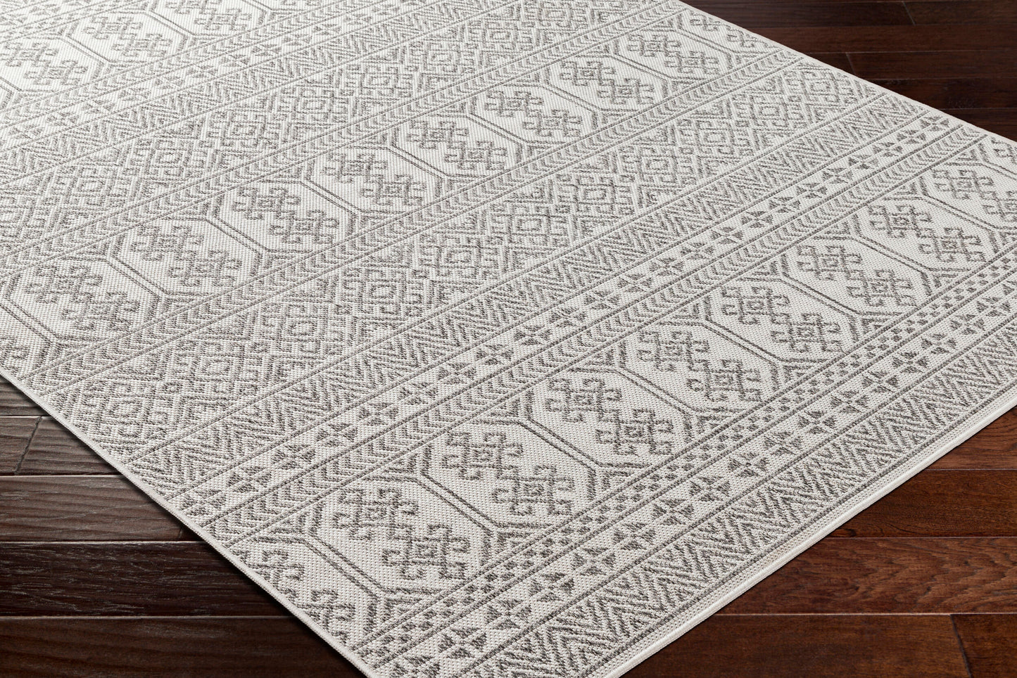 Long Beach LBH-2305 6' x 9' Machine Woven Indoor/Outdoor Area Rug