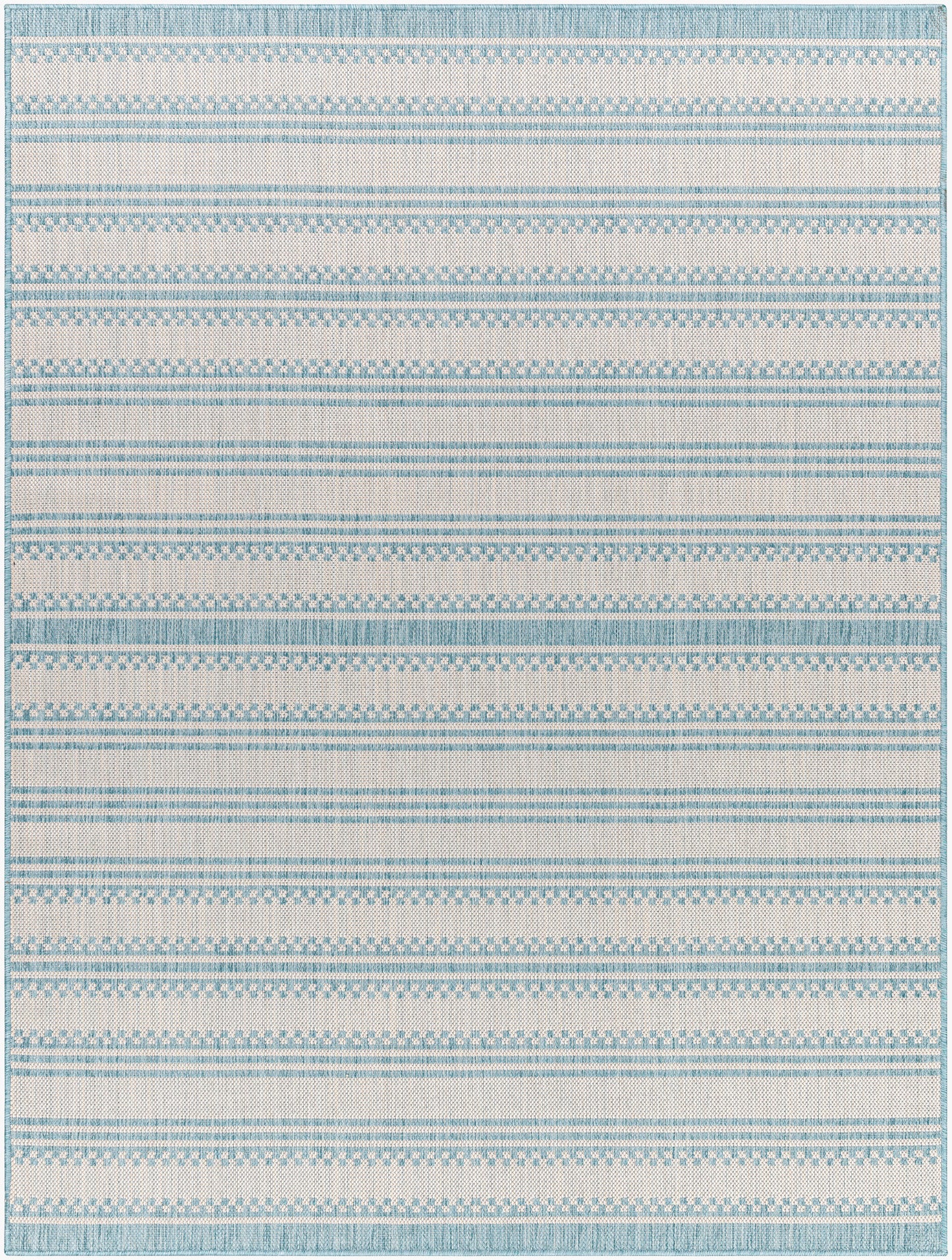 Long Beach LBH-2306 5' x 7' Machine Woven Indoor/Outdoor Area Rug