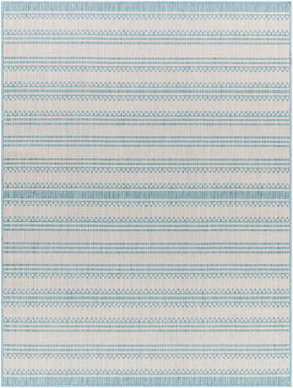 Long Beach LBH-2306 6' x 9' Machine Woven Indoor/Outdoor Area Rug