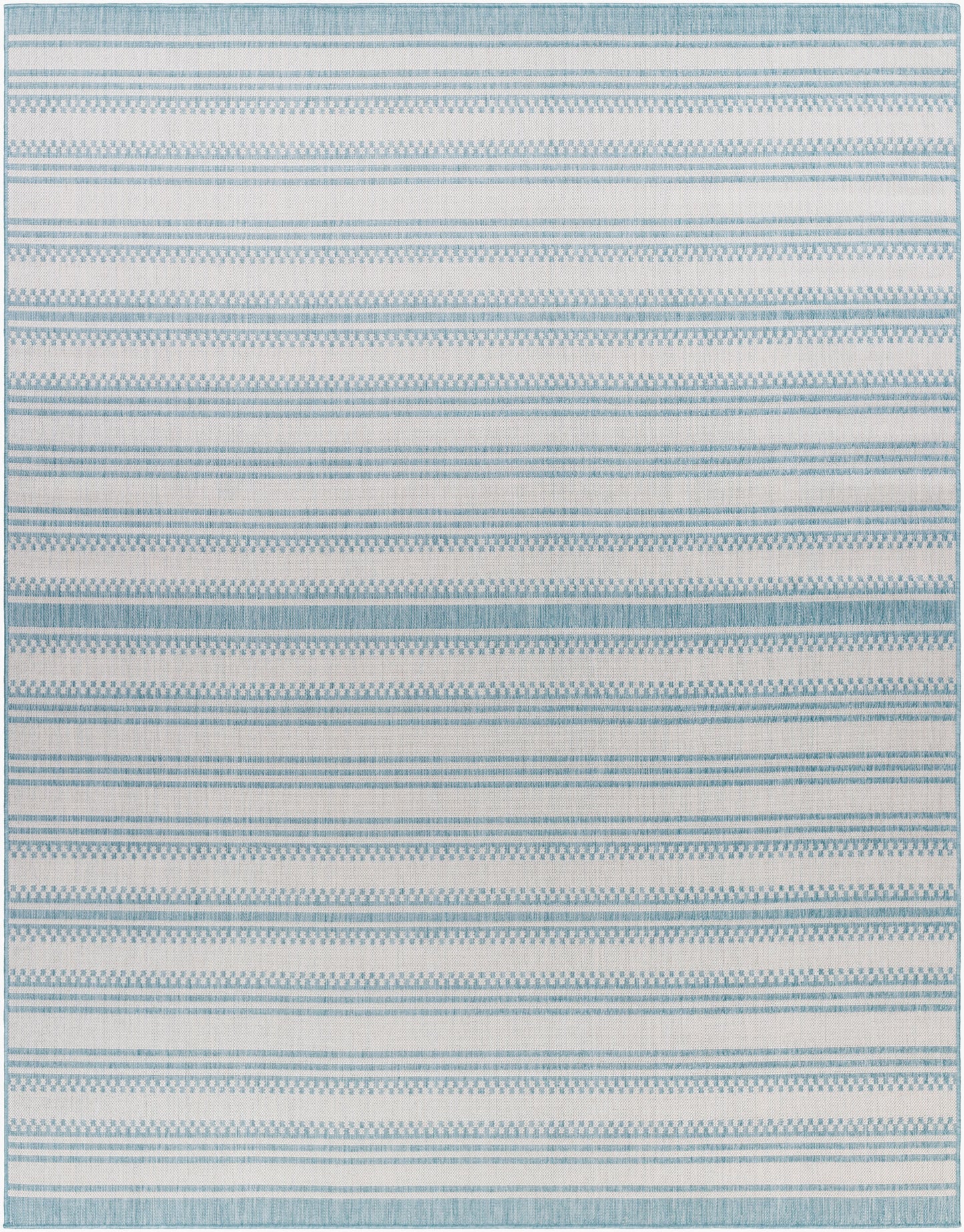 Long Beach LBH-2306 8' x 10' Machine Woven Indoor/Outdoor Area Rug