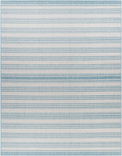 Long Beach LBH-2306 8' x 10' Machine Woven Indoor/Outdoor Area Rug