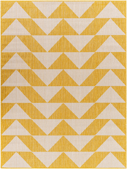 Long Beach LBH-2308 5' x 7' Machine Woven Indoor/Outdoor Area Rug