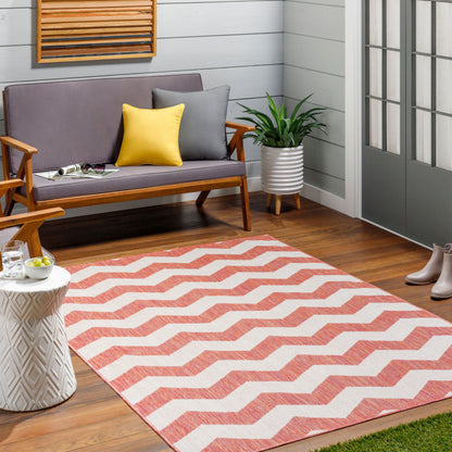 Long Beach LBH-2310 8' x 10' Machine Woven Indoor/Outdoor Area Rug