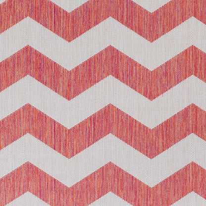 Long Beach LBH-2310 7ft Runner Machine Woven Indoor/Outdoor Runner Rug