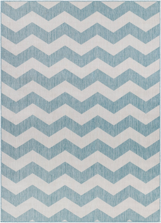 Long Beach LBH-2311 6' x 9' Machine Woven Indoor/Outdoor Area Rug