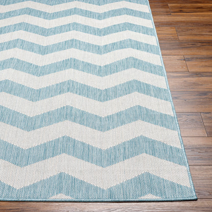 Long Beach LBH-2311 6' x 9' Machine Woven Indoor/Outdoor Area Rug