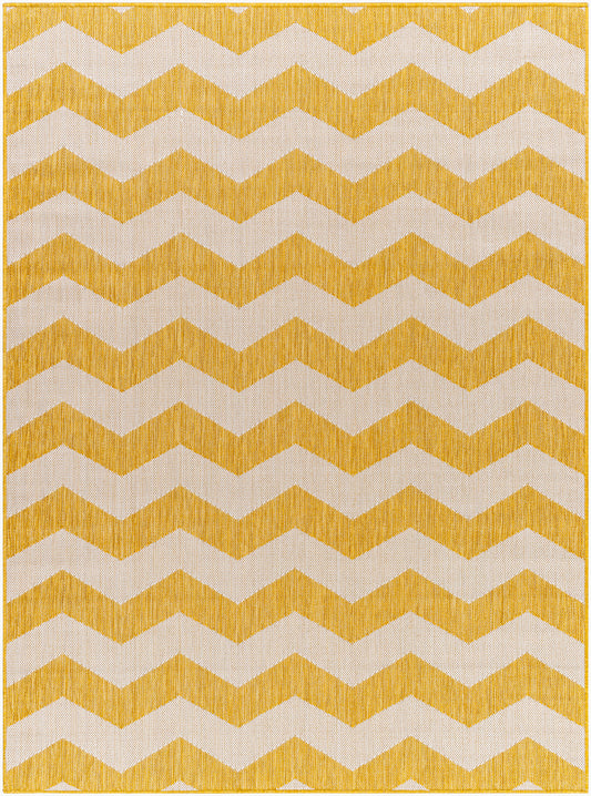 Long Beach LBH-2312 5' x 7' Machine Woven Indoor/Outdoor Area Rug