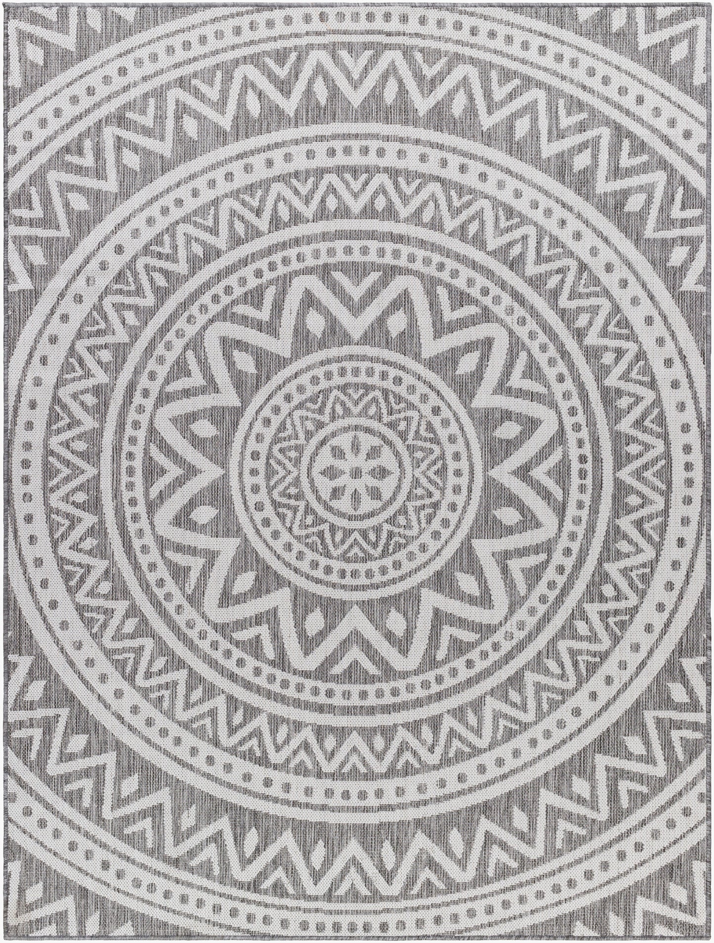 Long Beach LBH-2317 6' x 9' Machine Woven Indoor/Outdoor Area Rug