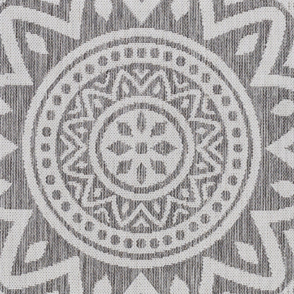 Long Beach LBH-2317 5' x 7' Machine Woven Indoor/Outdoor Area Rug