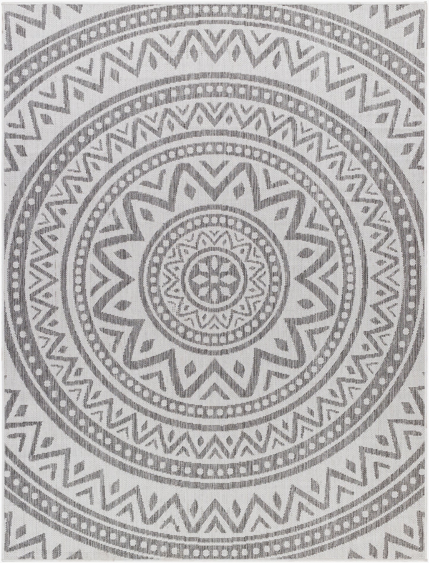 Long Beach LBH-2318 6' x 9' Machine Woven Indoor/Outdoor Area Rug