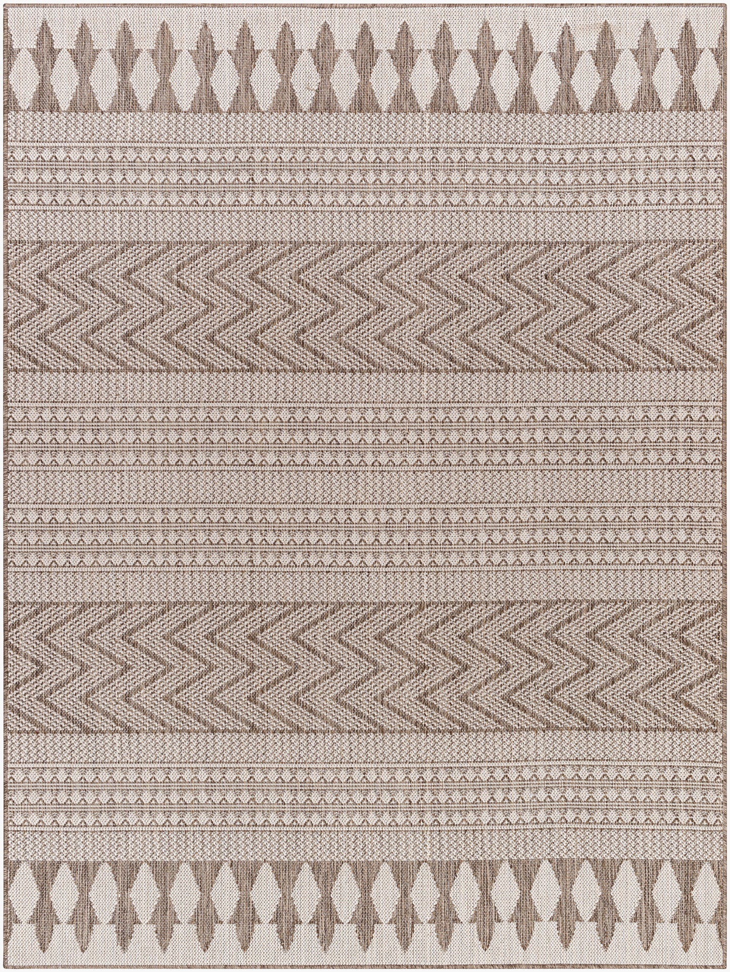 Alfombra tejida a máquina para interior y exterior Long Beach LBH-2320 de 1,52 m x 2,13 m