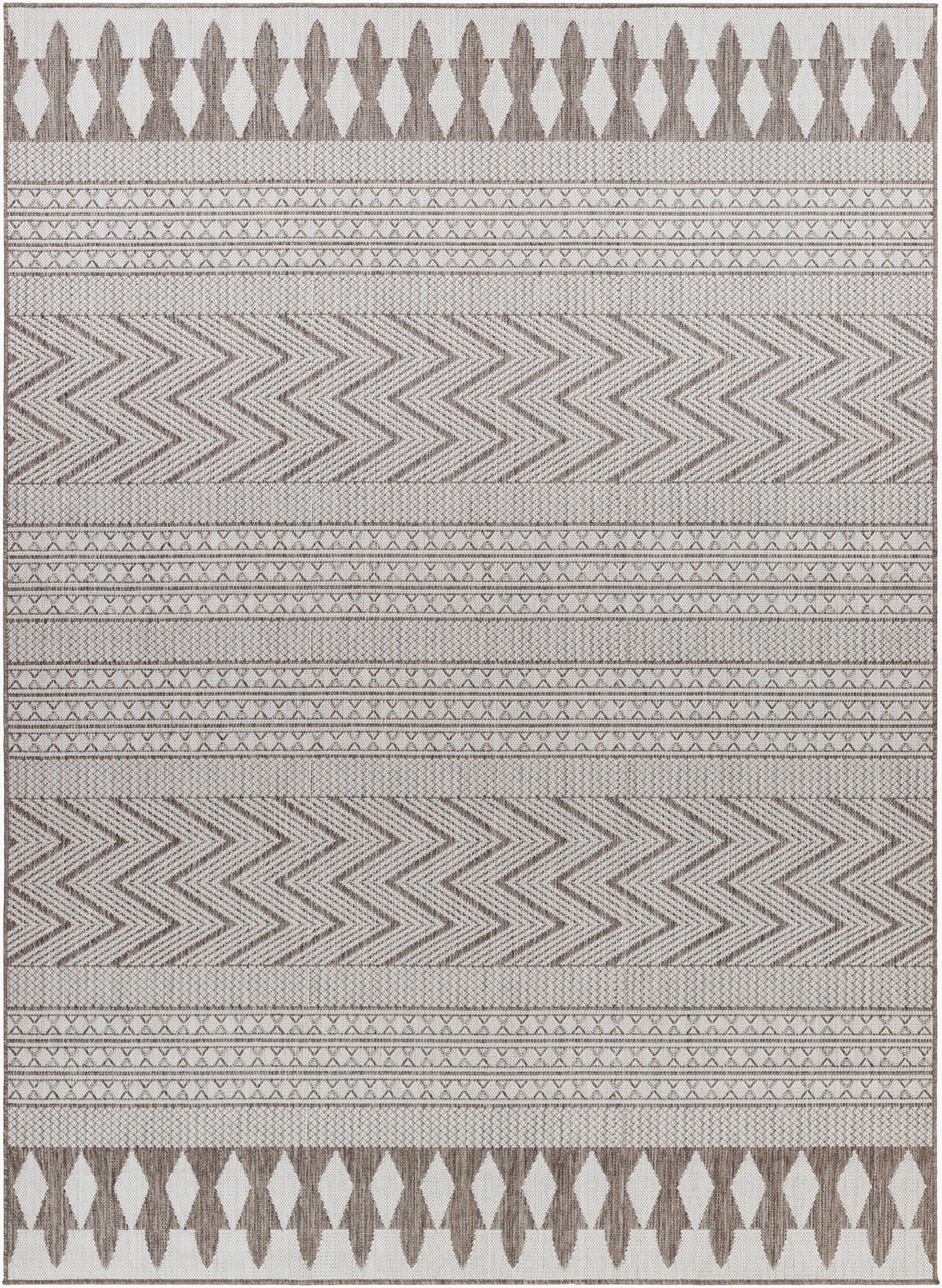 Alfombra tejida a máquina para interior y exterior Long Beach LBH-2320 de 1,83 m x 2,74 m