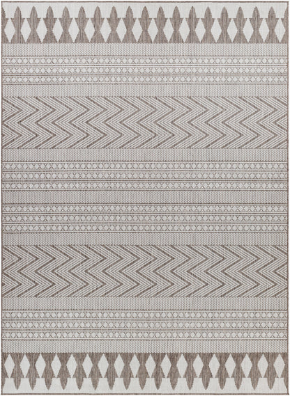 Alfombra tejida a máquina para interior y exterior Long Beach LBH-2320 de 1,83 m x 2,74 m