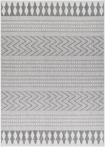 Alfombra tejida a máquina para interior y exterior Long Beach LBH-2321 de 1,83 m x 2,74 m