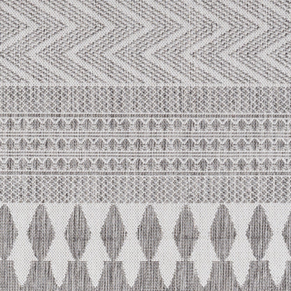 Alfombra tejida a máquina para interior y exterior Long Beach LBH-2322 de 1,52 m x 2,13 m