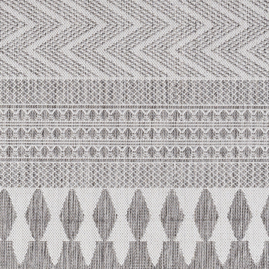 Alfombra tejida a máquina para interior y exterior Long Beach LBH-2322 de 1,52 m x 2,13 m