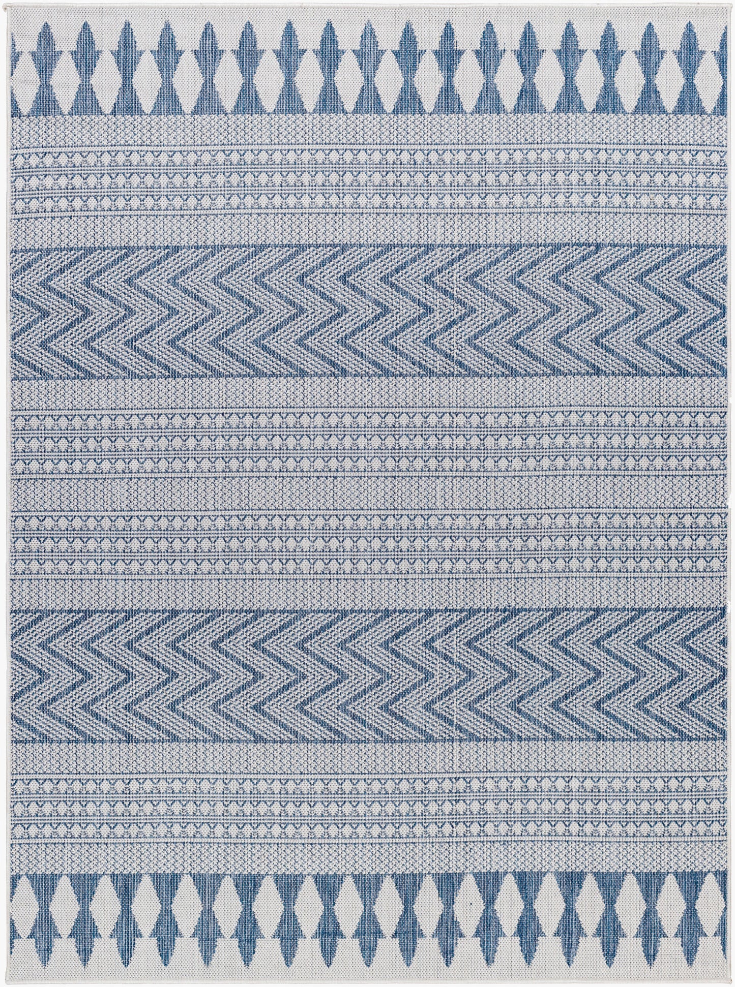 Alfombra tejida a máquina para interior y exterior Long Beach LBH-2326 de 1,83 m x 2,74 m