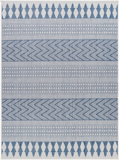 Alfombra tejida a máquina para interior y exterior Long Beach LBH-2326 de 1,83 m x 2,74 m