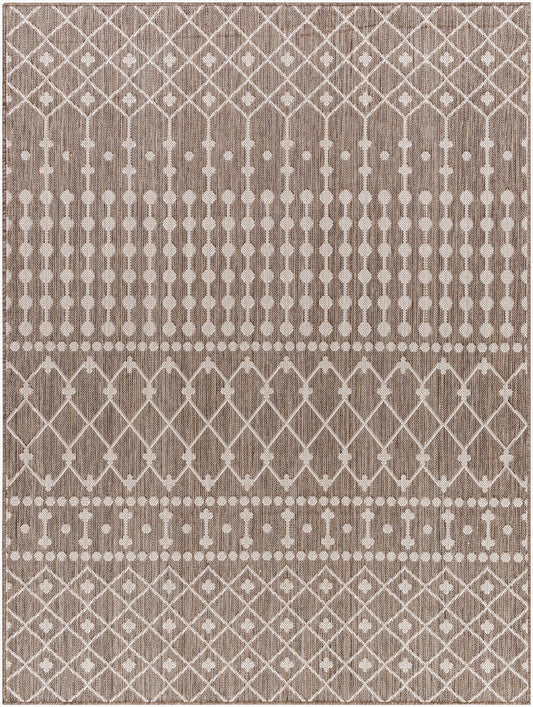 Long Beach LBH-2327 8' x 10' Machine Woven Indoor/Outdoor Area Rug