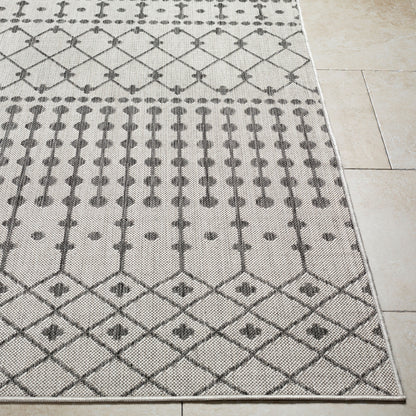 Alfombra tejida a máquina para interior y exterior Long Beach LBH-2329 de 1,52 m x 2,13 m