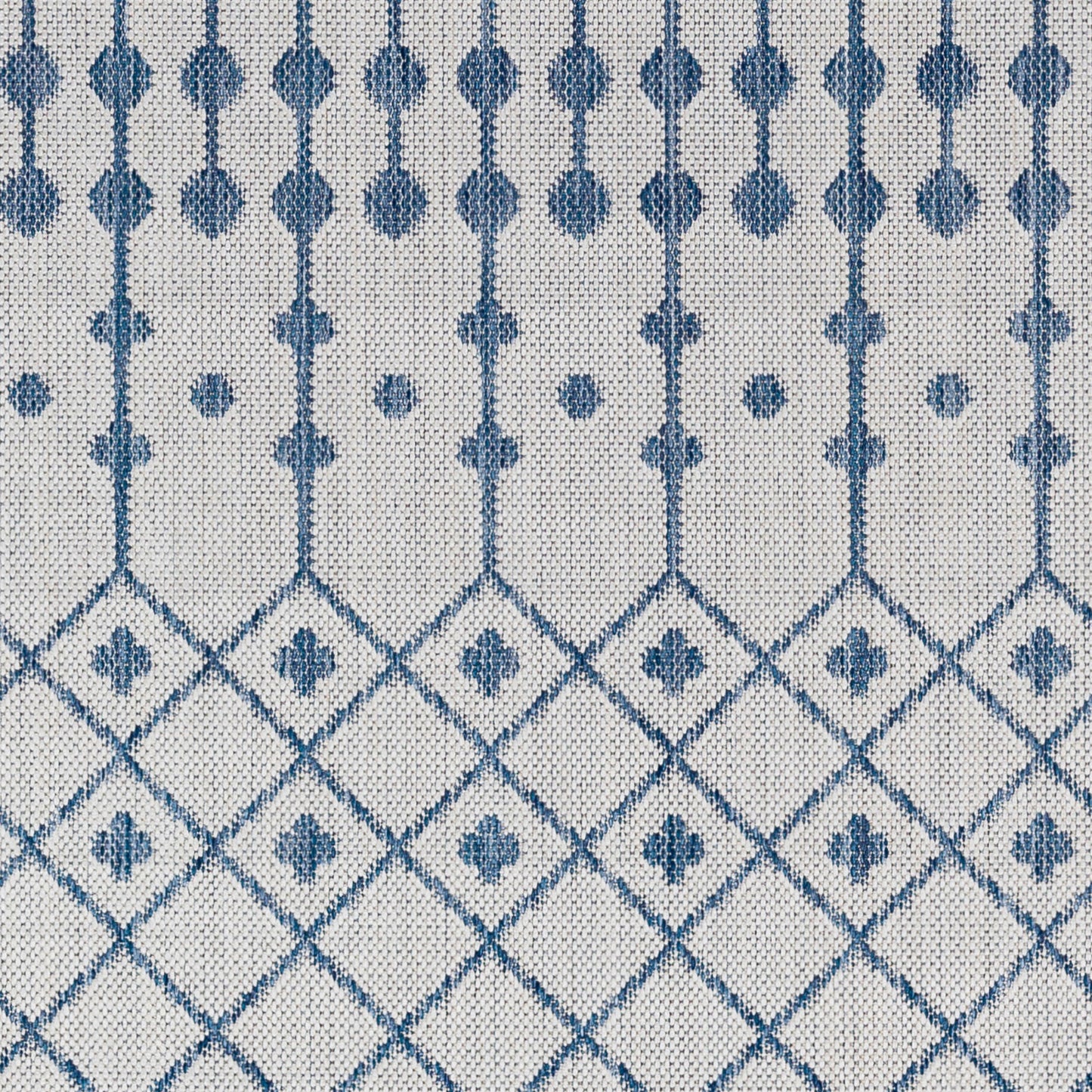 Long Beach LBH-2330 7ft Runner Machine Woven Indoor/Outdoor Runner Rug