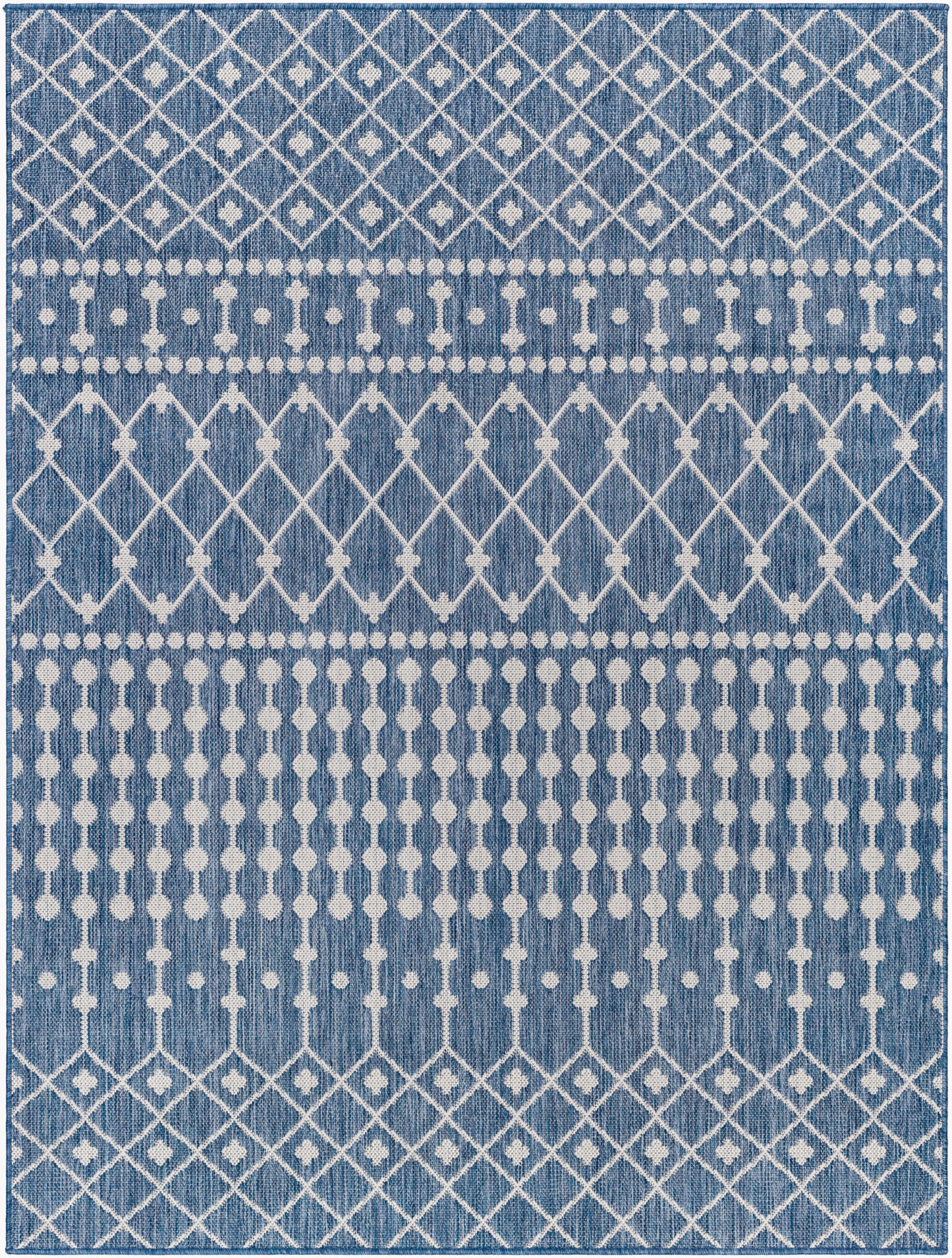 Long Beach LBH-2331 5' x 7' Machine Woven Indoor/Outdoor Area Rug