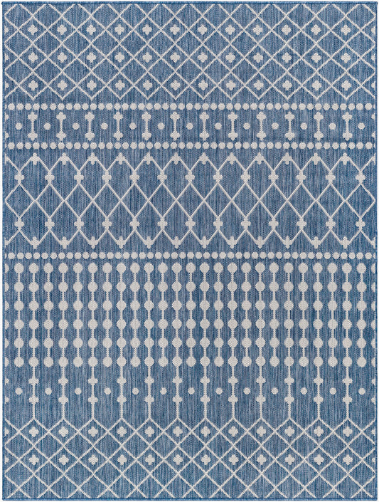 Long Beach LBH-2331 5' x 7' Machine Woven Indoor/Outdoor Area Rug