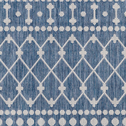 Long Beach LBH-2331 5' x 7' Machine Woven Indoor/Outdoor Area Rug