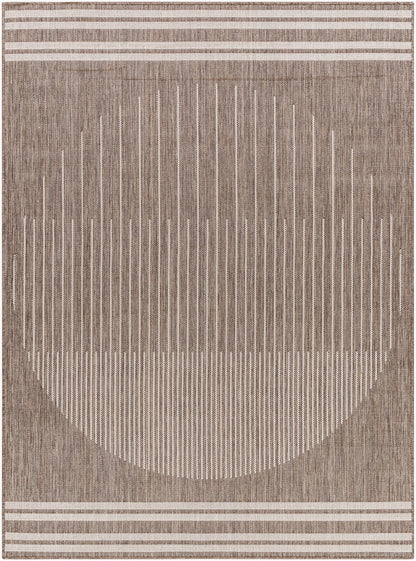Long Beach LBH-2332 5' x 7' Machine Woven Indoor/Outdoor Area Rug