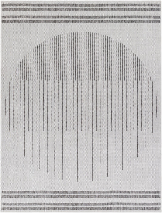 Long Beach LBH-2334 8' x 10' Machine Woven Indoor/Outdoor Area Rug