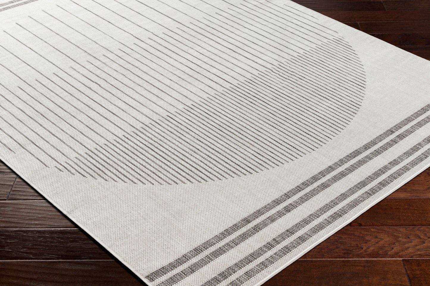 Long Beach LBH-2334 8' x 10' Machine Woven Indoor/Outdoor Area Rug