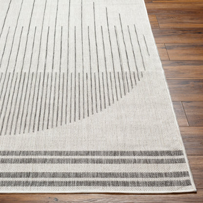 Long Beach LBH-2334 8' x 10' Machine Woven Indoor/Outdoor Area Rug