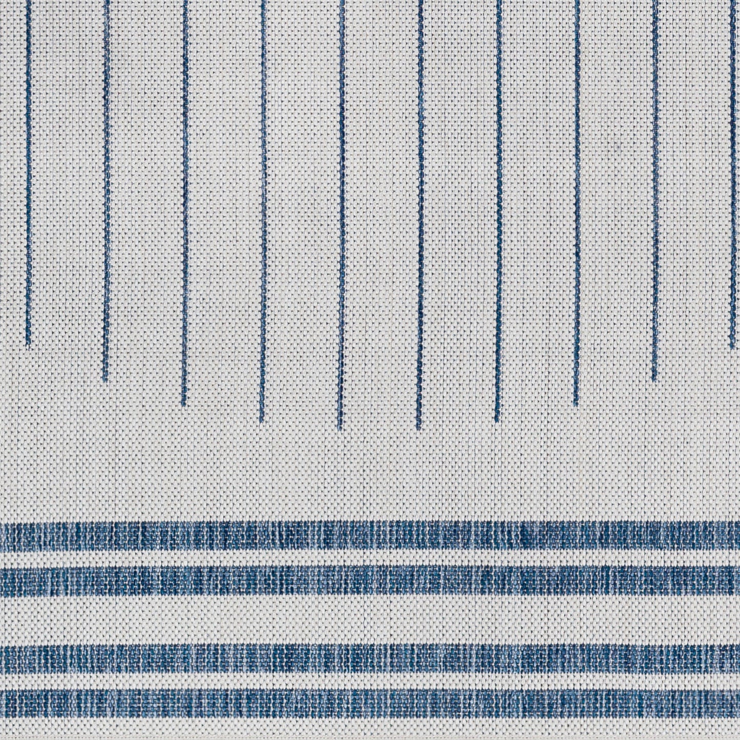 Long Beach LBH-2335 7ft Runner Machine Woven Indoor/Outdoor Runner Rug
