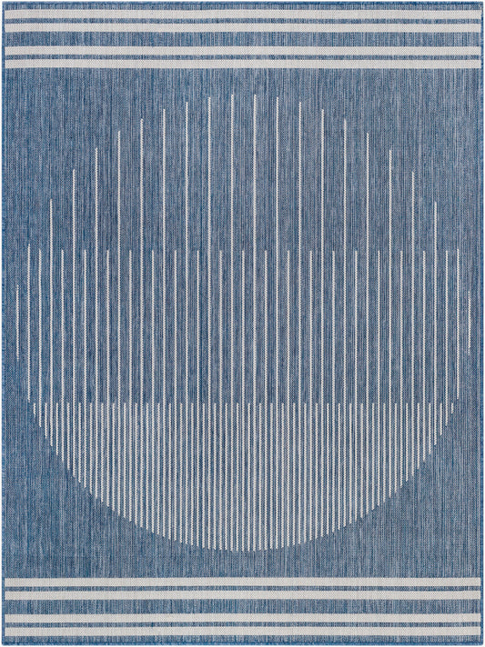 Alfombra tejida a máquina para interiores y exteriores Long Beach LBH-2336 de 8' x 10'