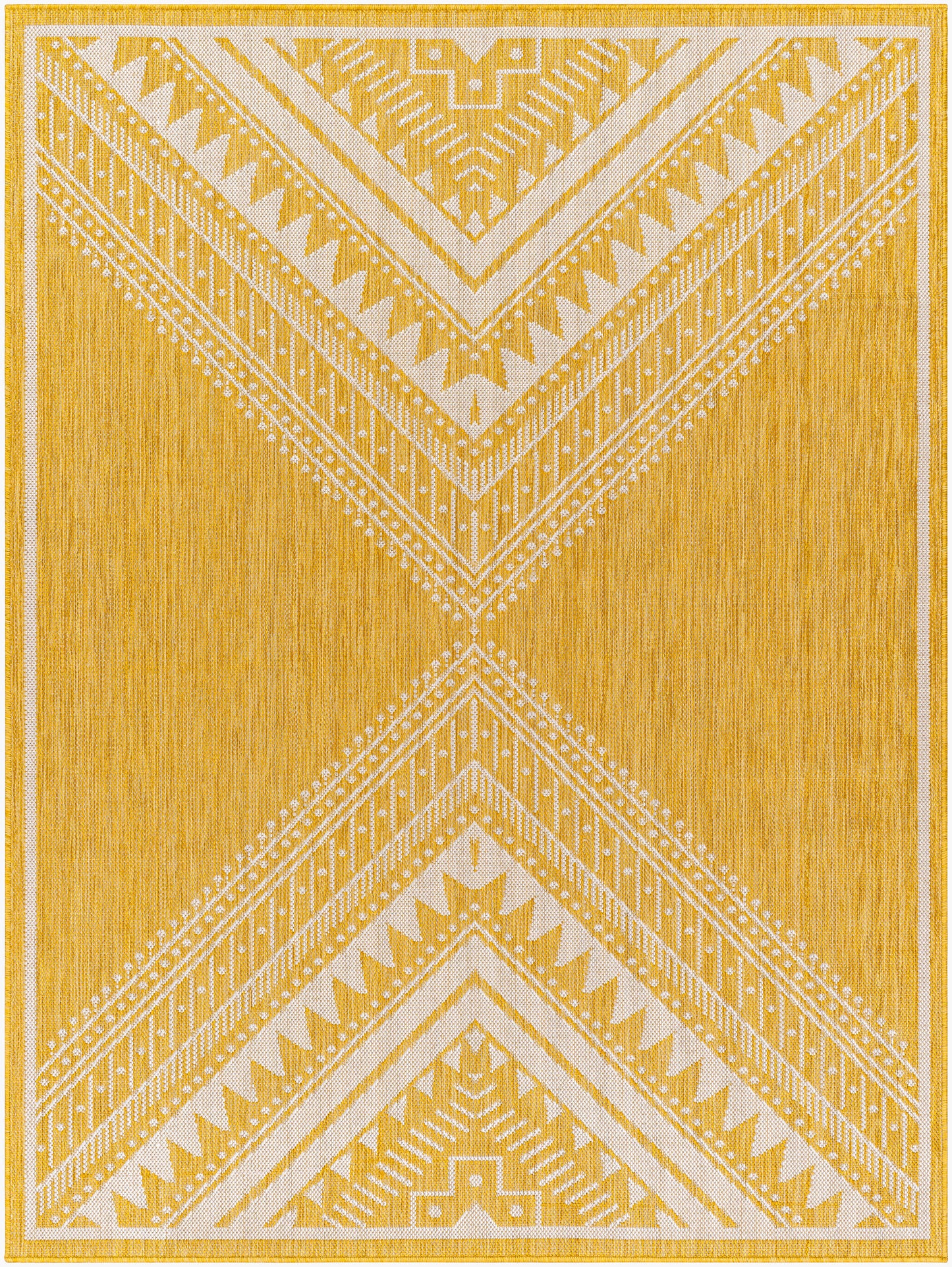 Long Beach LBH-2340 5' x 7' Machine Woven Indoor/Outdoor Area Rug