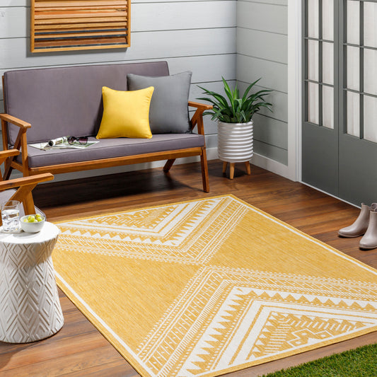Long Beach LBH-2340 6' x 9' Machine Woven Indoor/Outdoor Area Rug