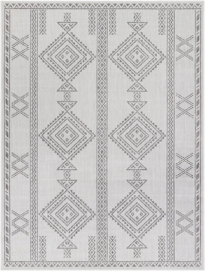 Long Beach LBH-2341 5' x 7' Machine Woven Indoor/Outdoor Area Rug
