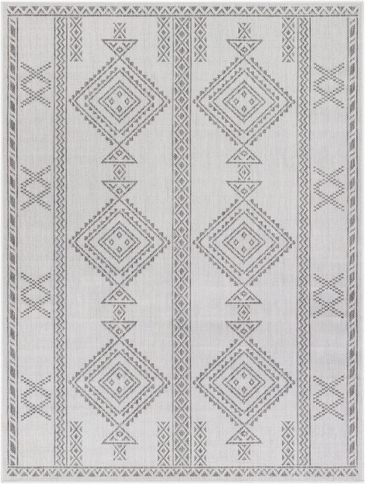 Long Beach LBH-2341 5' x 7' Machine Woven Indoor/Outdoor Area Rug